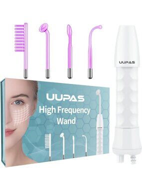Portable Handheld High Frequency Facial Wand for Skin Rejuvenation & Acne